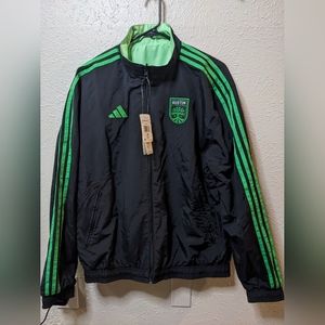 Reversible Adidas Austin FC Sideline Anthem Jacket (NWT)